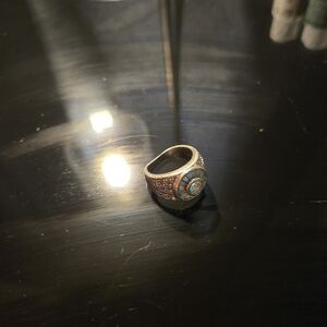 .925 Sterling silver Moisenite Stone Ring Size 6